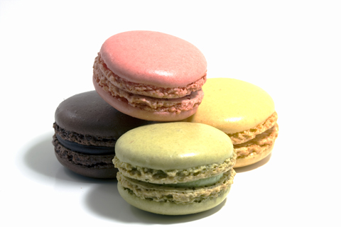 Macarons, exquisite French almond pastries