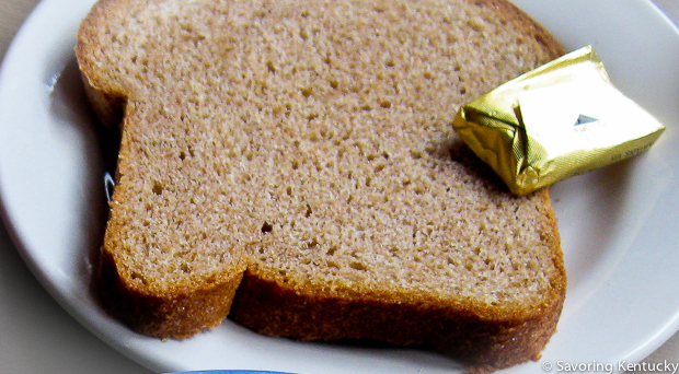 Alfalfa baker Tom Martin's famous whole wheat bread, served with most entrées