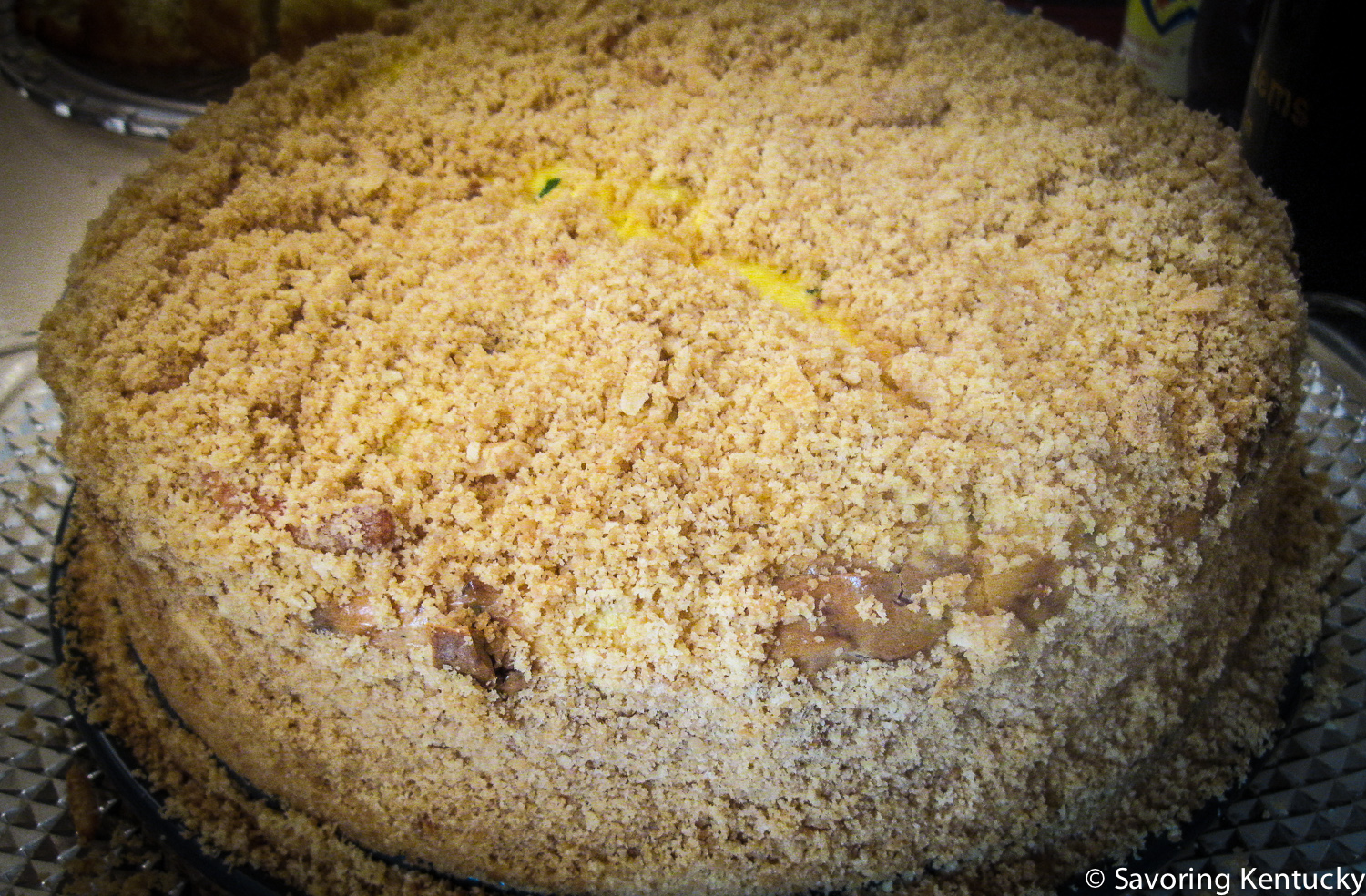 Kentucky Country Ham Torte, a savory cheesecake-style appetizer from Bluegrass Gatherings and Edible Louisville & the Bluegrass.