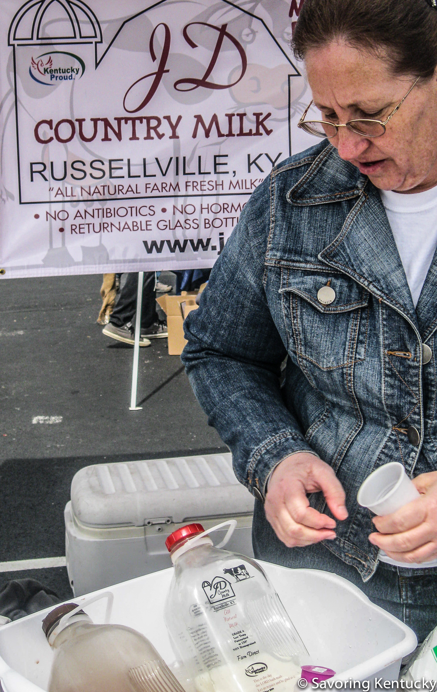 JD Country Milk at the Kentucky Green Living Fair, 2014