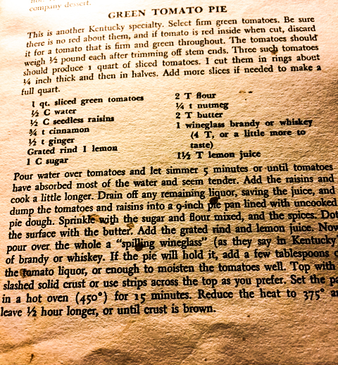 Chef Ouita Michel took this recipe from her own backless, taped-together volume of Marion Flexner's classic cookbook, Out of Kentucky Kitchens , the original version.