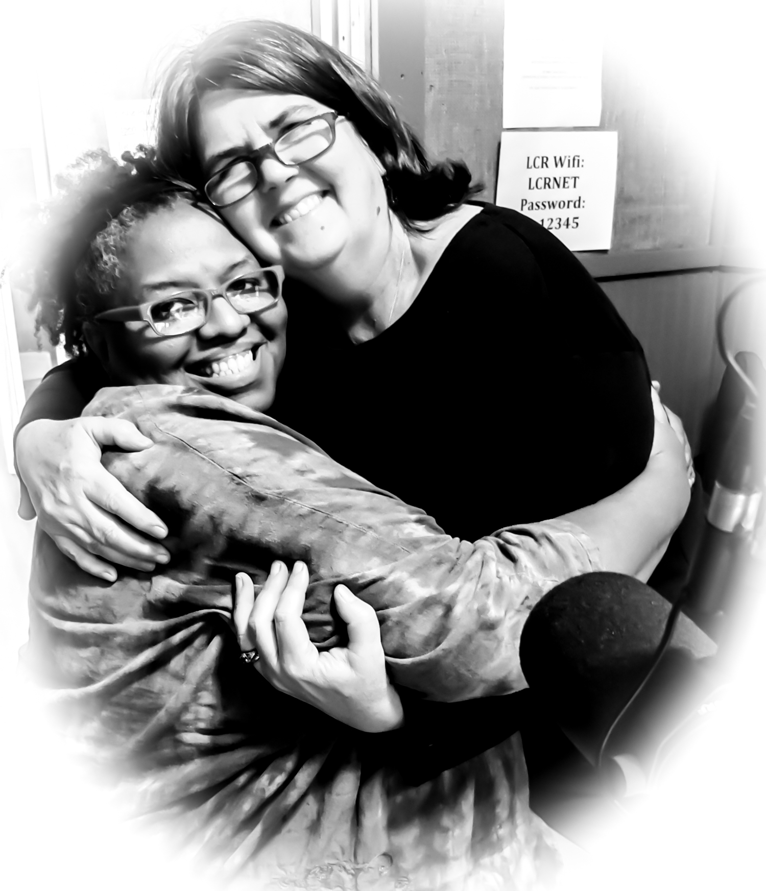 From left, Crystal Wilkinson, Ouita Michel.