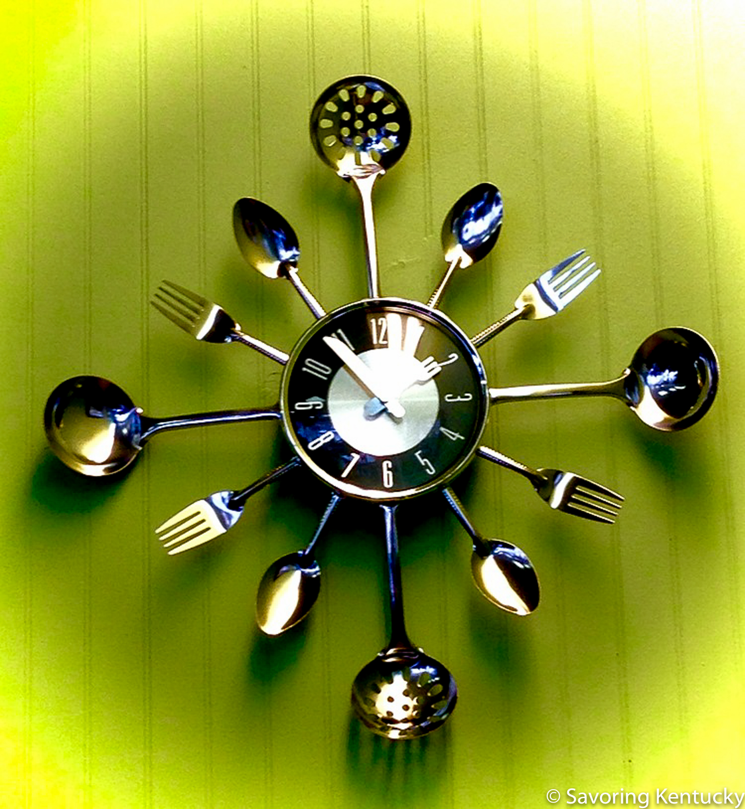 Clock at Lexington Diner