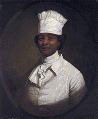 Possibly George Washington's enslaved chef Hercules, possibly painted by Gilbert Stuart (from Wikipedia )