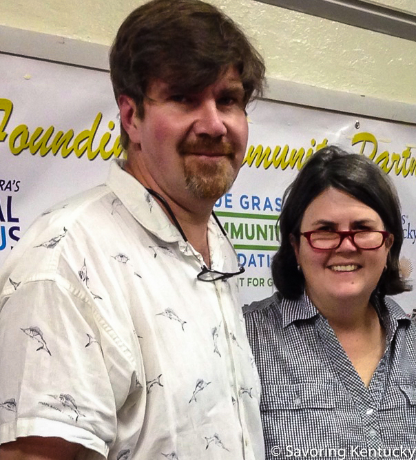 Chef Chris Michel, left, and Chef Ouita Michel, two Hot Water Cornbread hosts