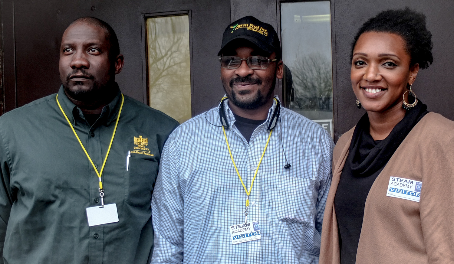 From left: Teheran Jewell, André Barbour, Shanika Chappell