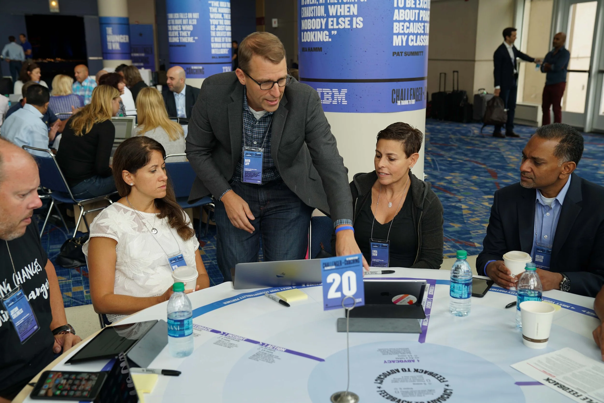 The summit included exercises to make the ideas tangible with self-initiated examples.