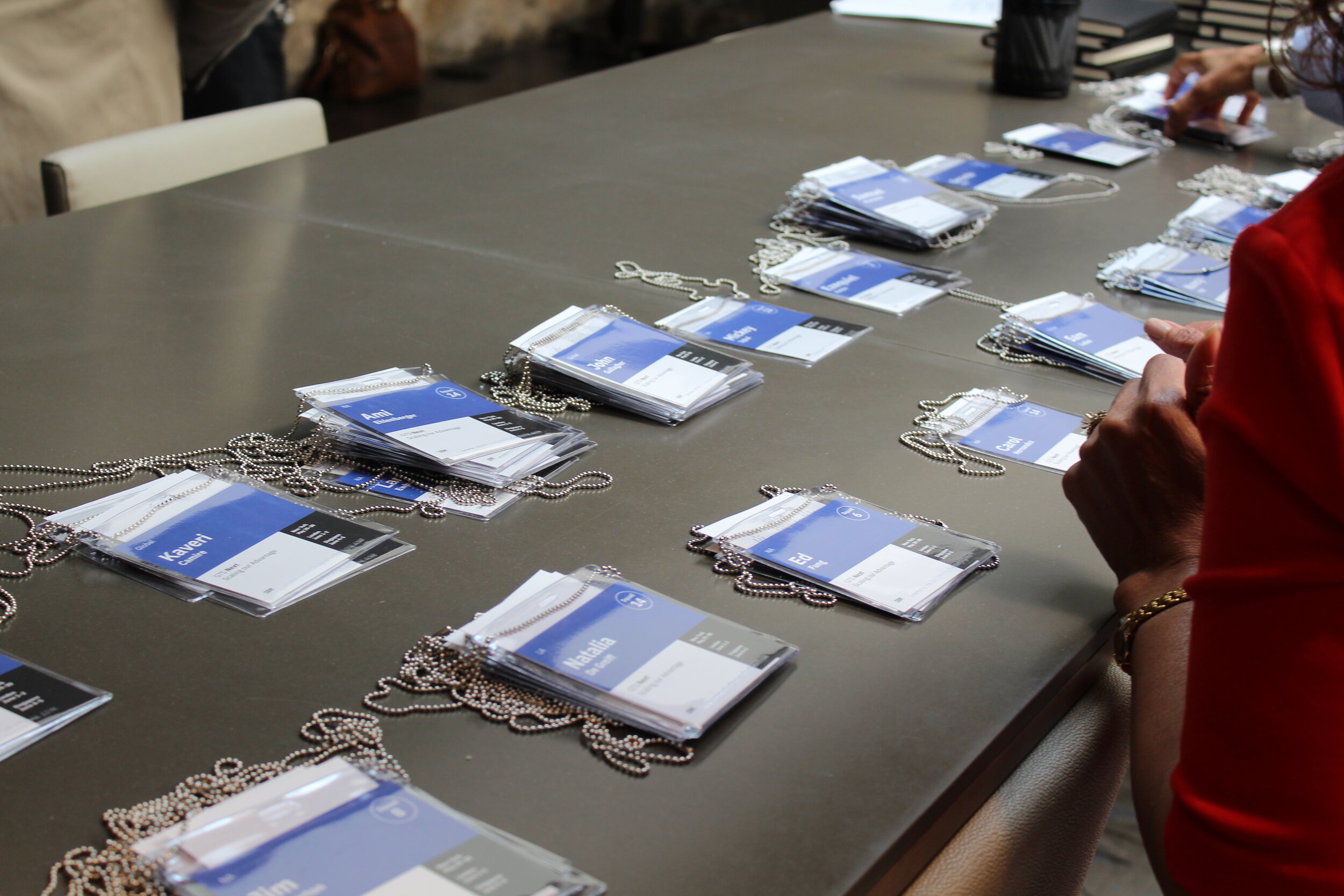 We designed many elements for the summit–nametags, presentations, videos, posters, exercises, an exhibition and an app.
