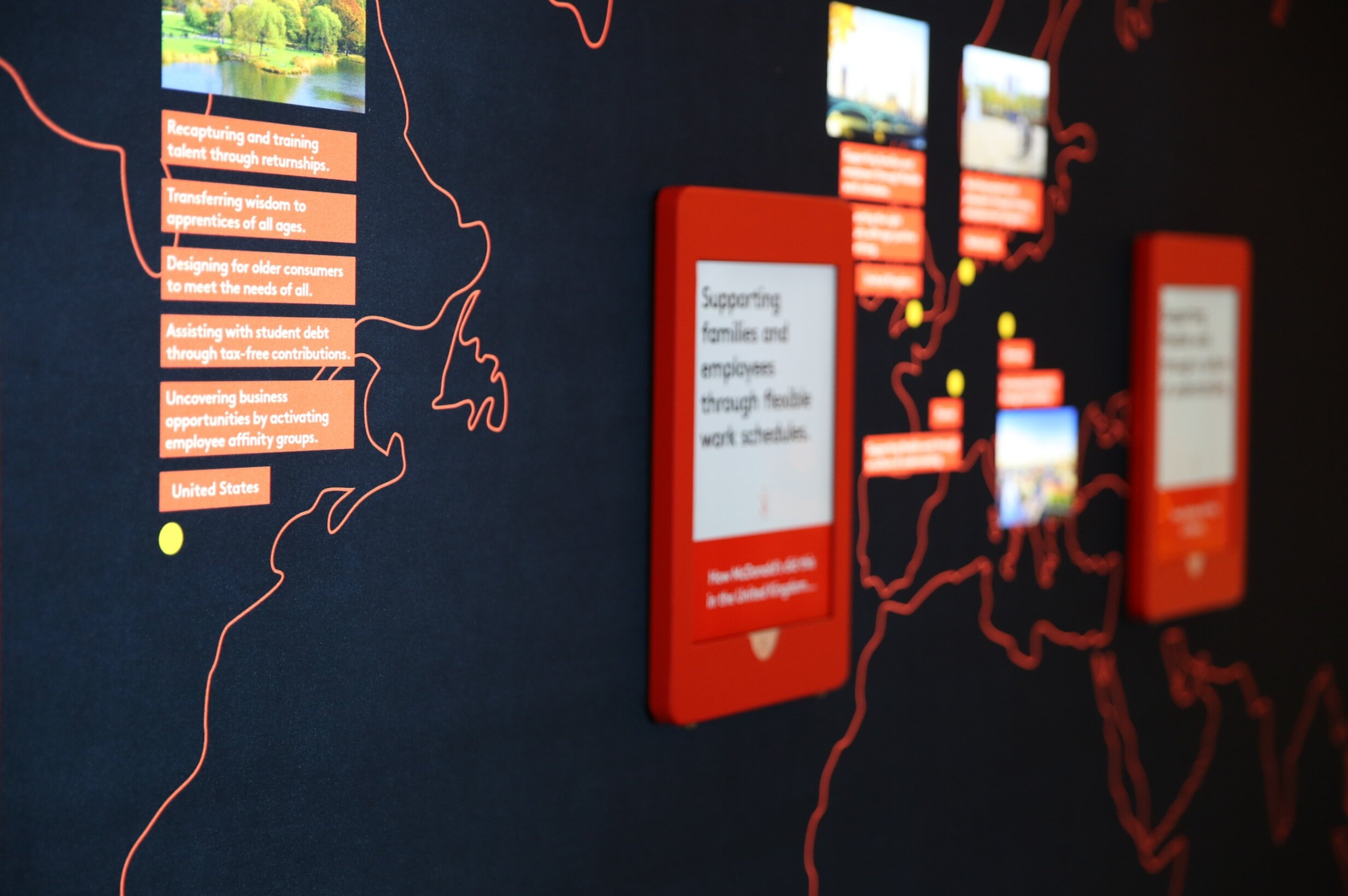 We utilized stories from global companies to articulate the shifts in the workforce.