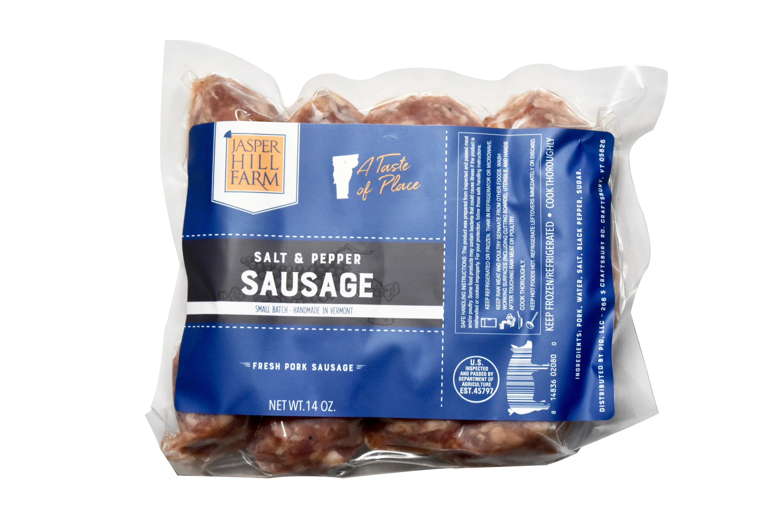 Salt & Pepper Sausage — TWO FOR ONE! — Jasper Hill Farm