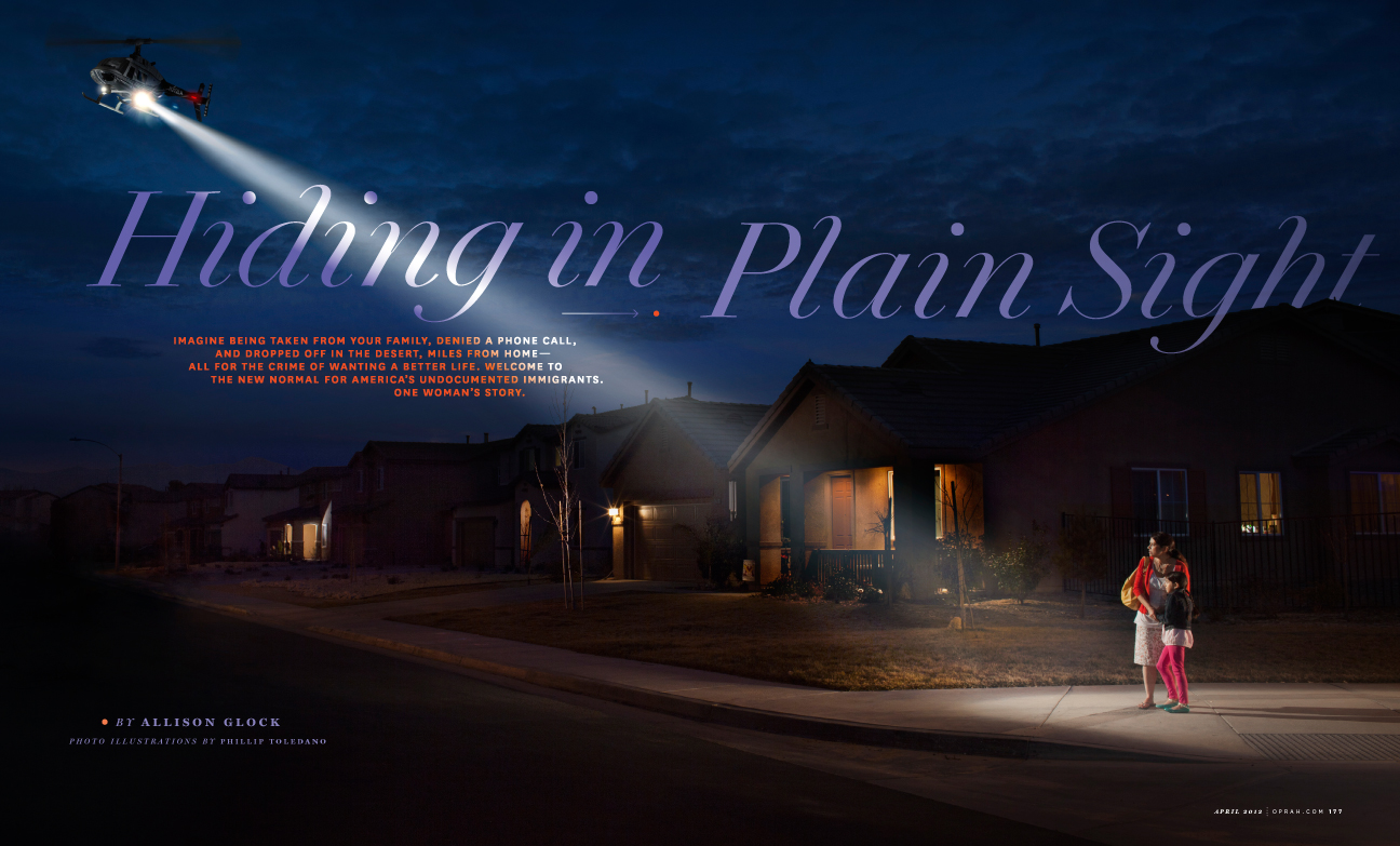 Feature spread for O, the Oprah Magazine.