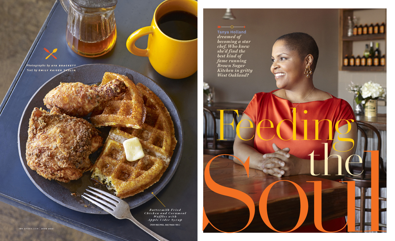 Feature spread for O, the Oprah Magazine.