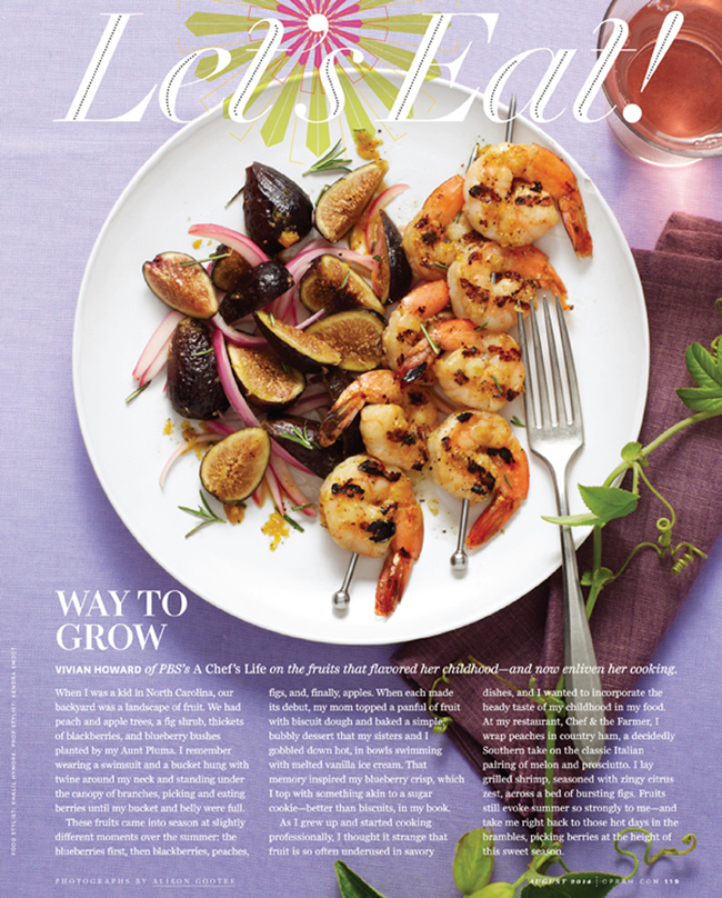 Food section opener, August 2014