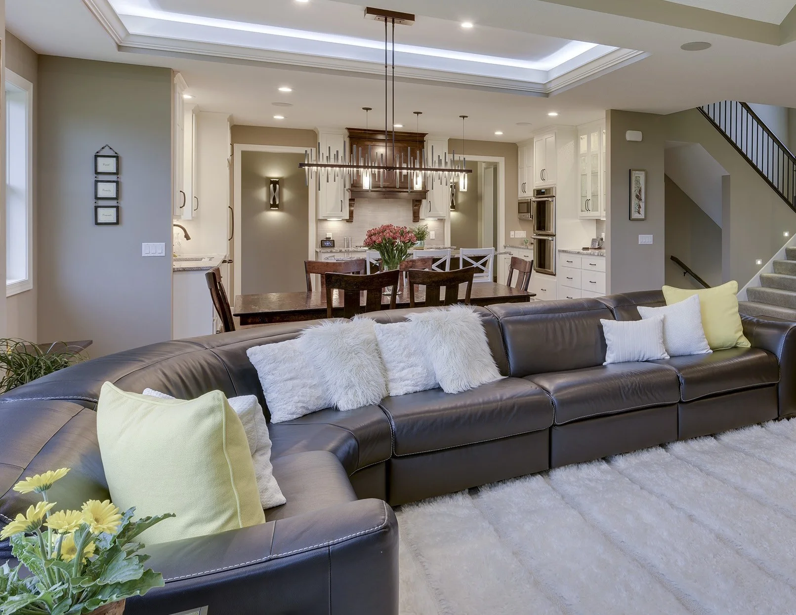 Throw pillows are a fun way to brighten up a room, for any season!