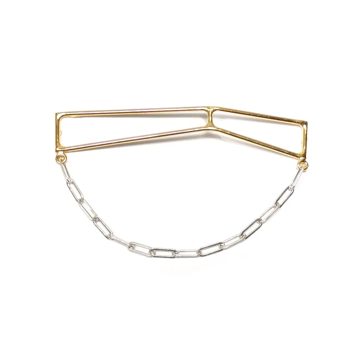 Strut Collar Pin Gold Plate Sterling Chain.jpg