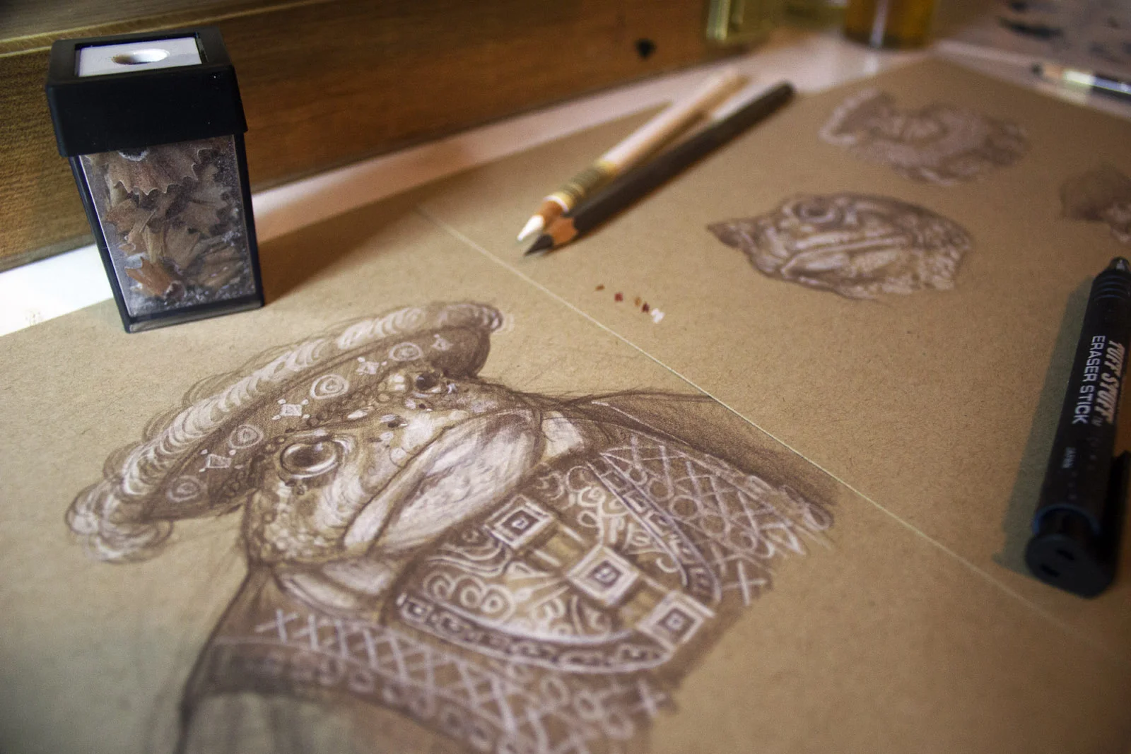 sketches for "The Toad"