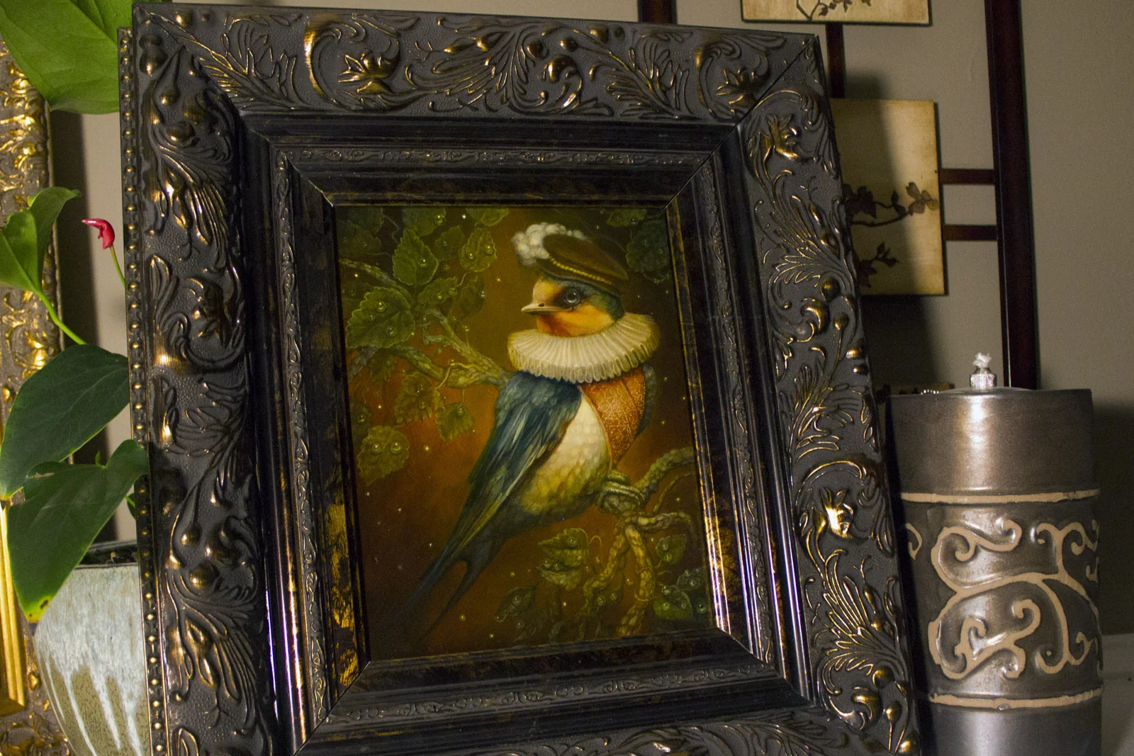 "The Swallow" 8x10 oil on board