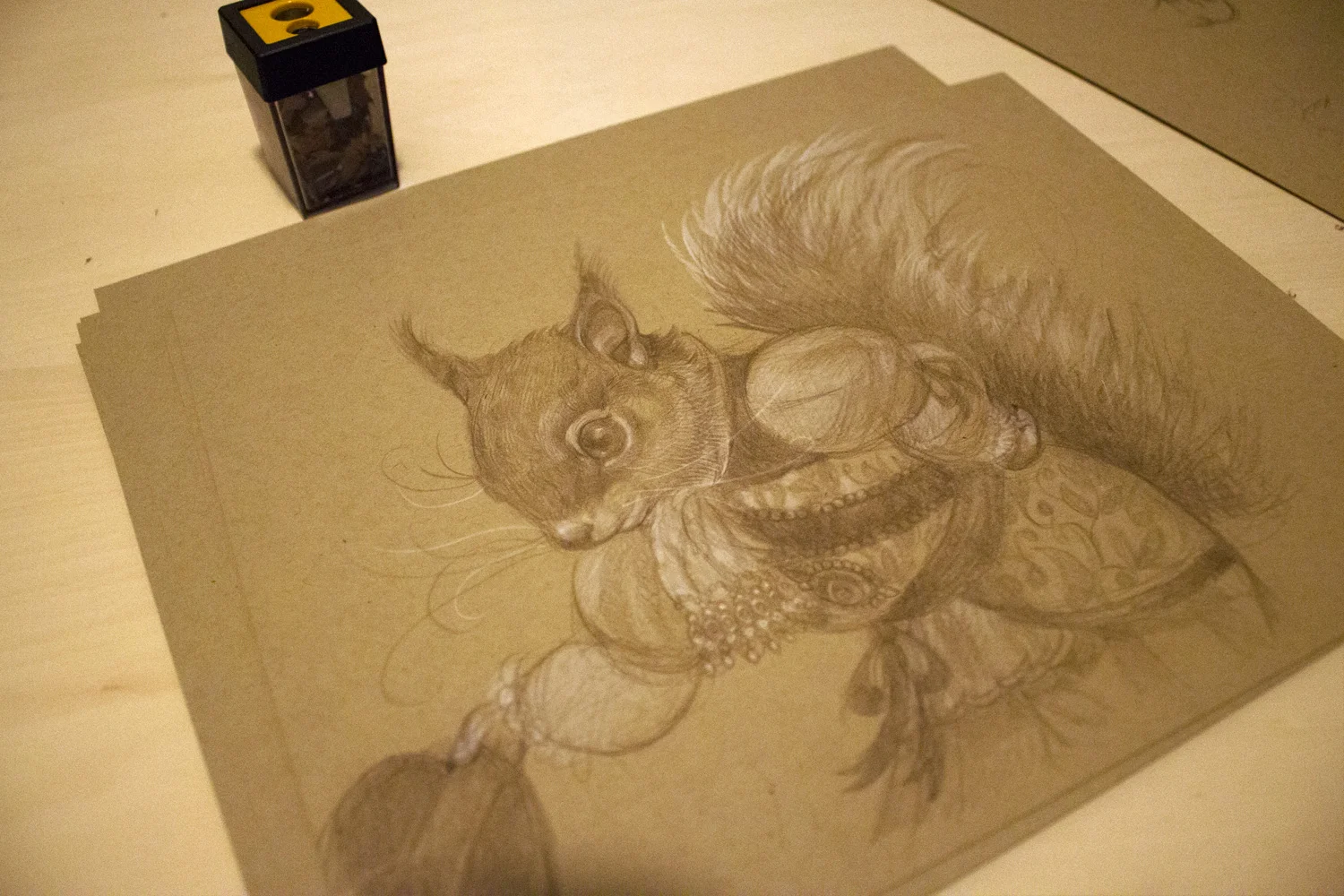 "The Duke of Oak Nut" sketch