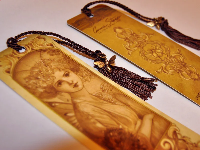 Bookmark front and back