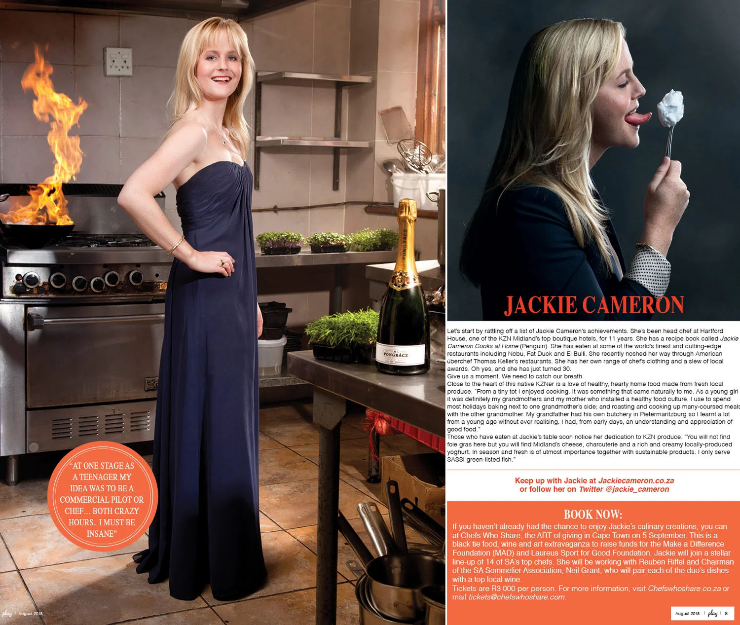 Play Magazine - Jackie Cameron