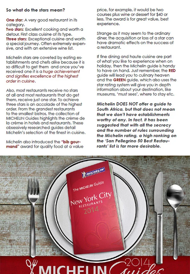 The Michelin Guide