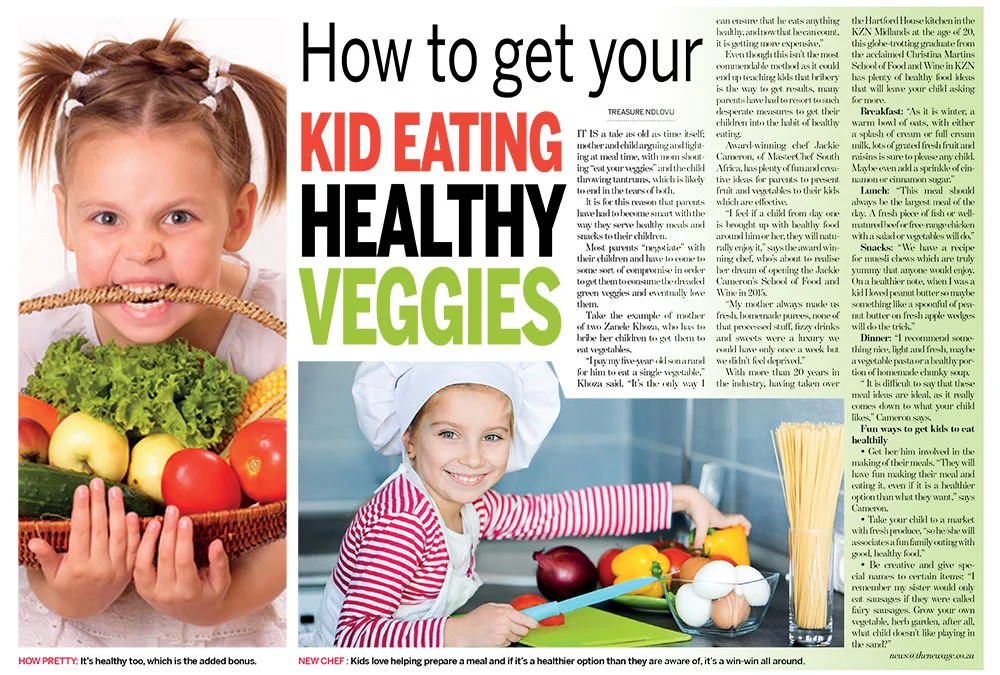 Kids Eating Healthy Vegetables
