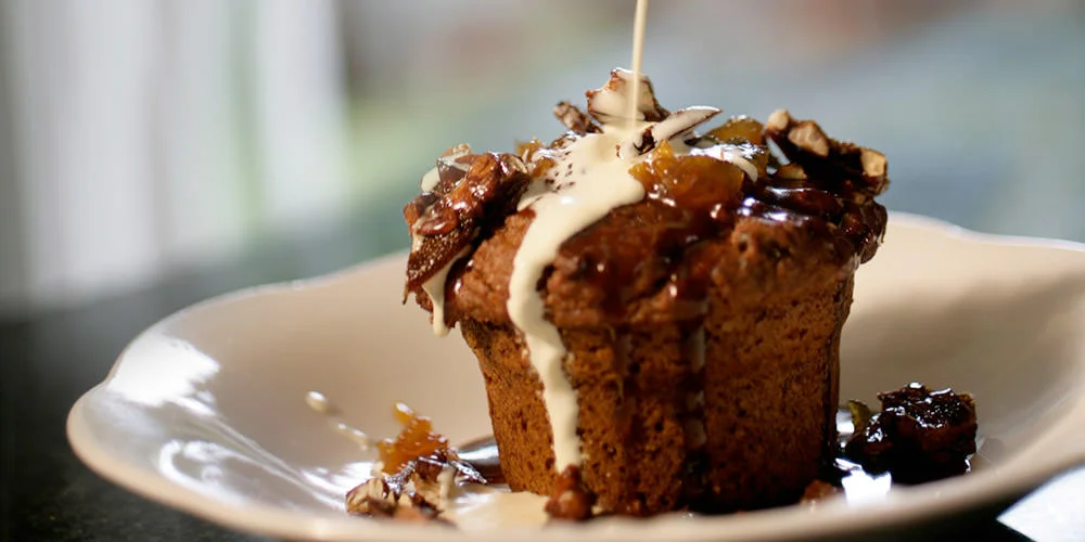 Tantallon's Pecan or Walnut Toffee Pudding