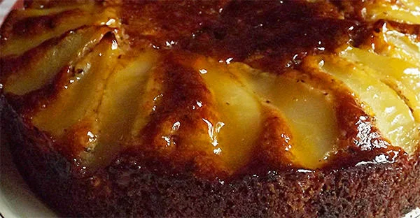 La Popote’s Pear, Hazelnut and Chocolate Cake