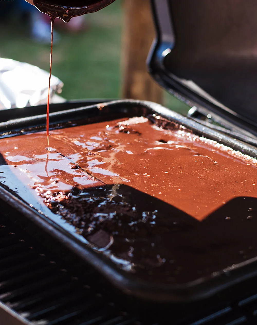 Weber Cooked Chocolate and Cinnamon Malva Pudding - Kate Martens (p)