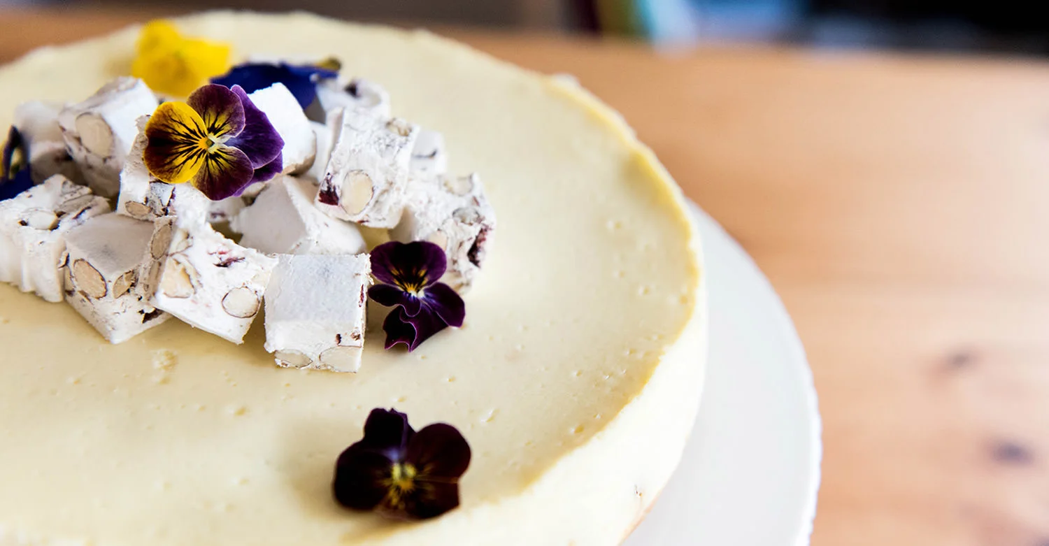 Baked Nougat Cheesecake