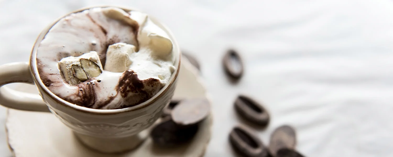 Hot Cocoa Drink with Nougat
