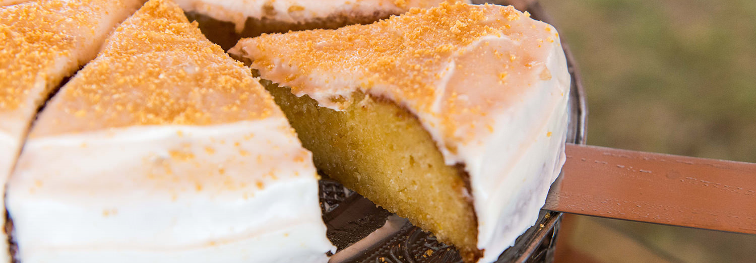 Naartjie citrus cake with Vanilla Icing
