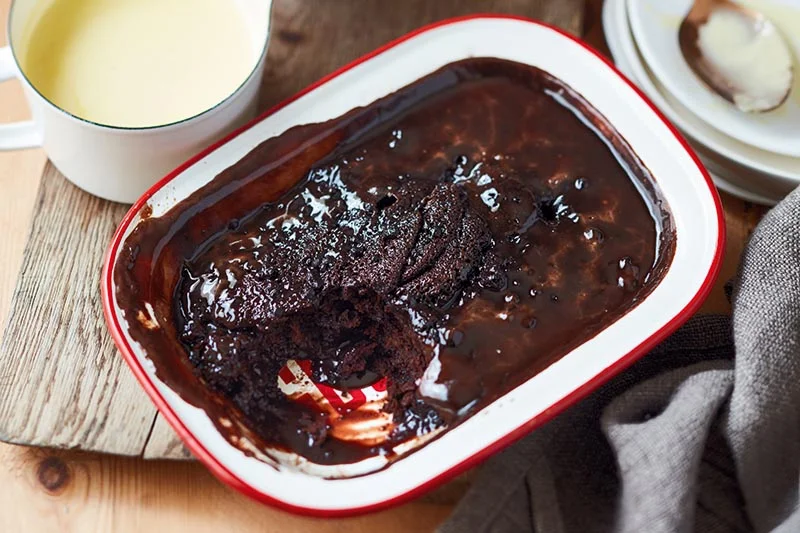 Chocolate & Cinnamon Malva Pudding