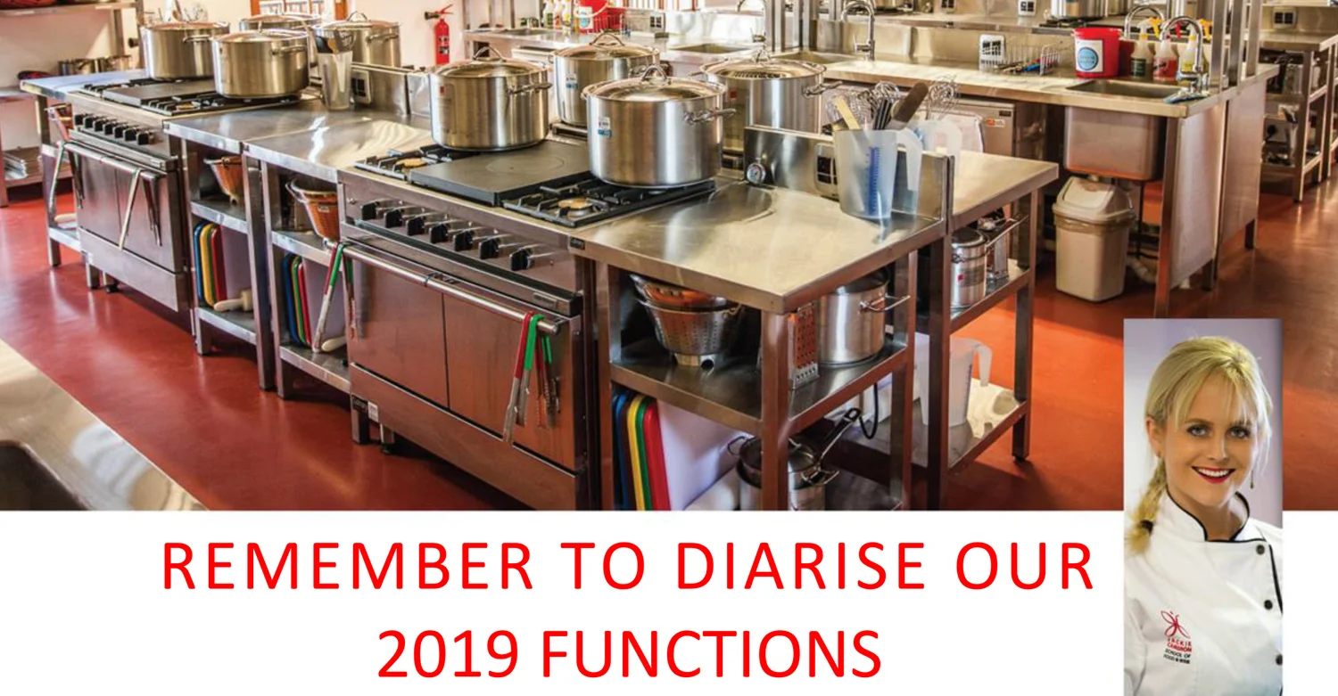 Remember to Diarise our 2019 Functions