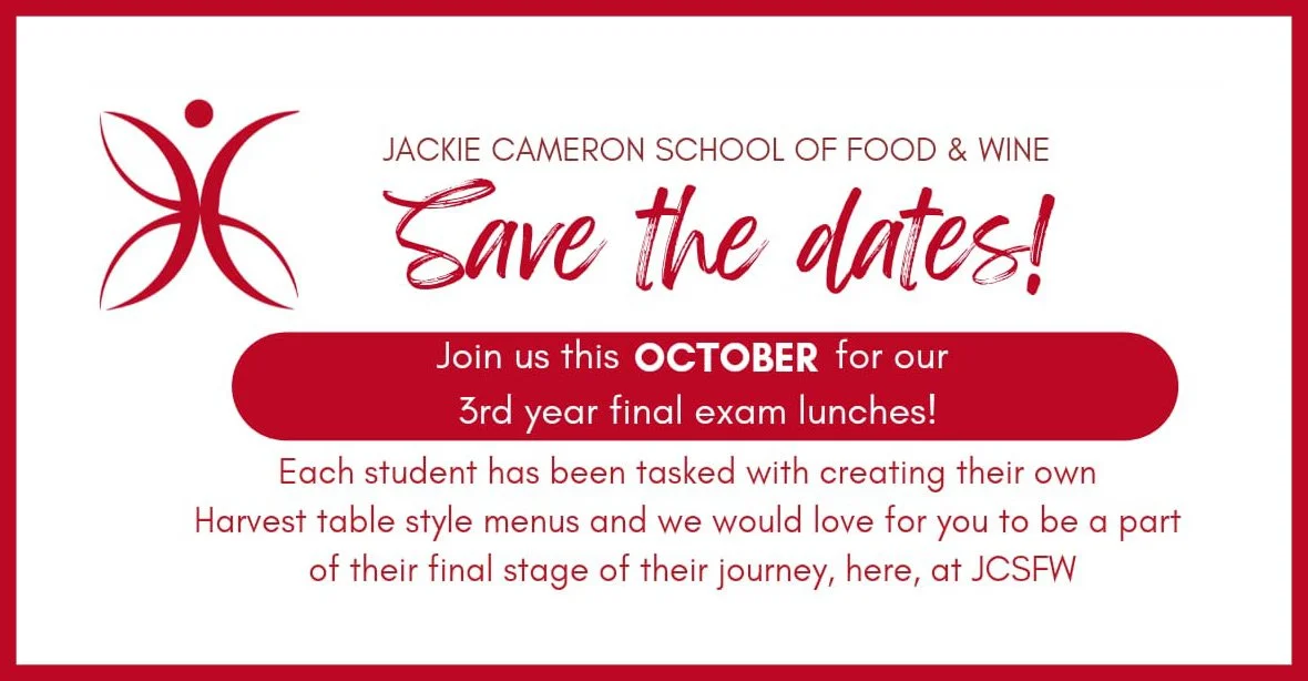Save The Dates - 3rd Year Final Lunches