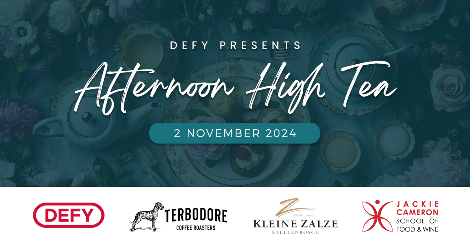 Defy Presents: Afternoon High Tea - Saturday 2 November 2024