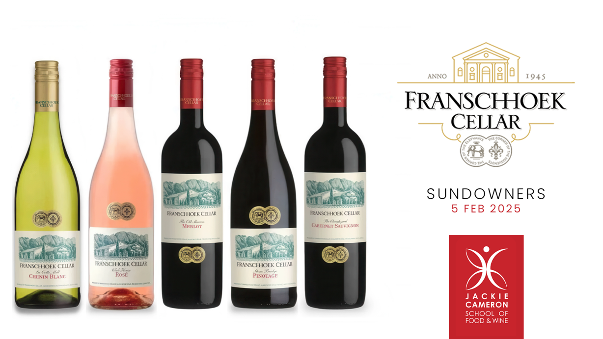 Sundowners with Franschhoek Cellar - 5 February 2025