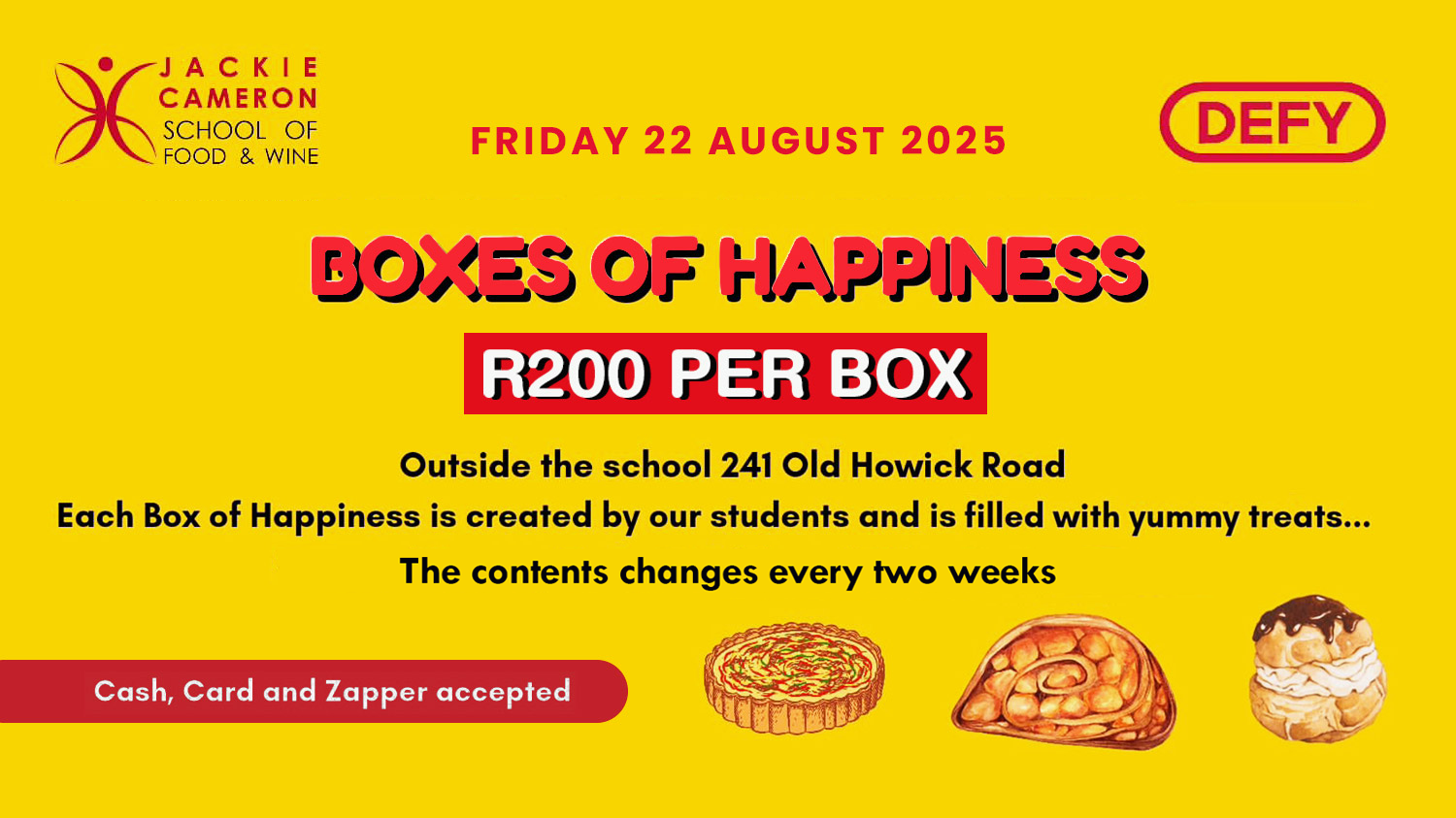 Grab your Boxes of Happiness - 22 August 2025