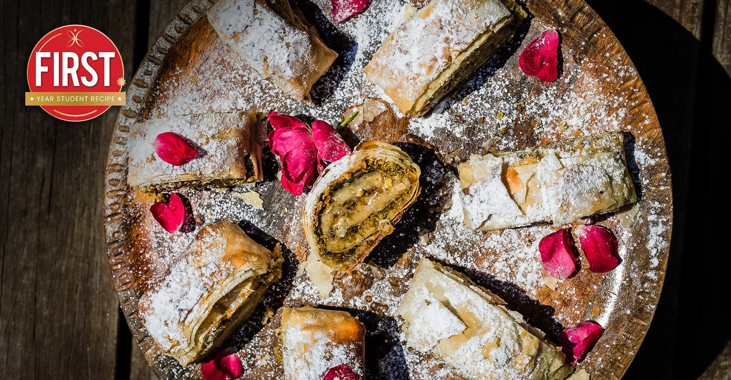 Sophia Drakopoulos' Custard Baklava Rolls Recipe