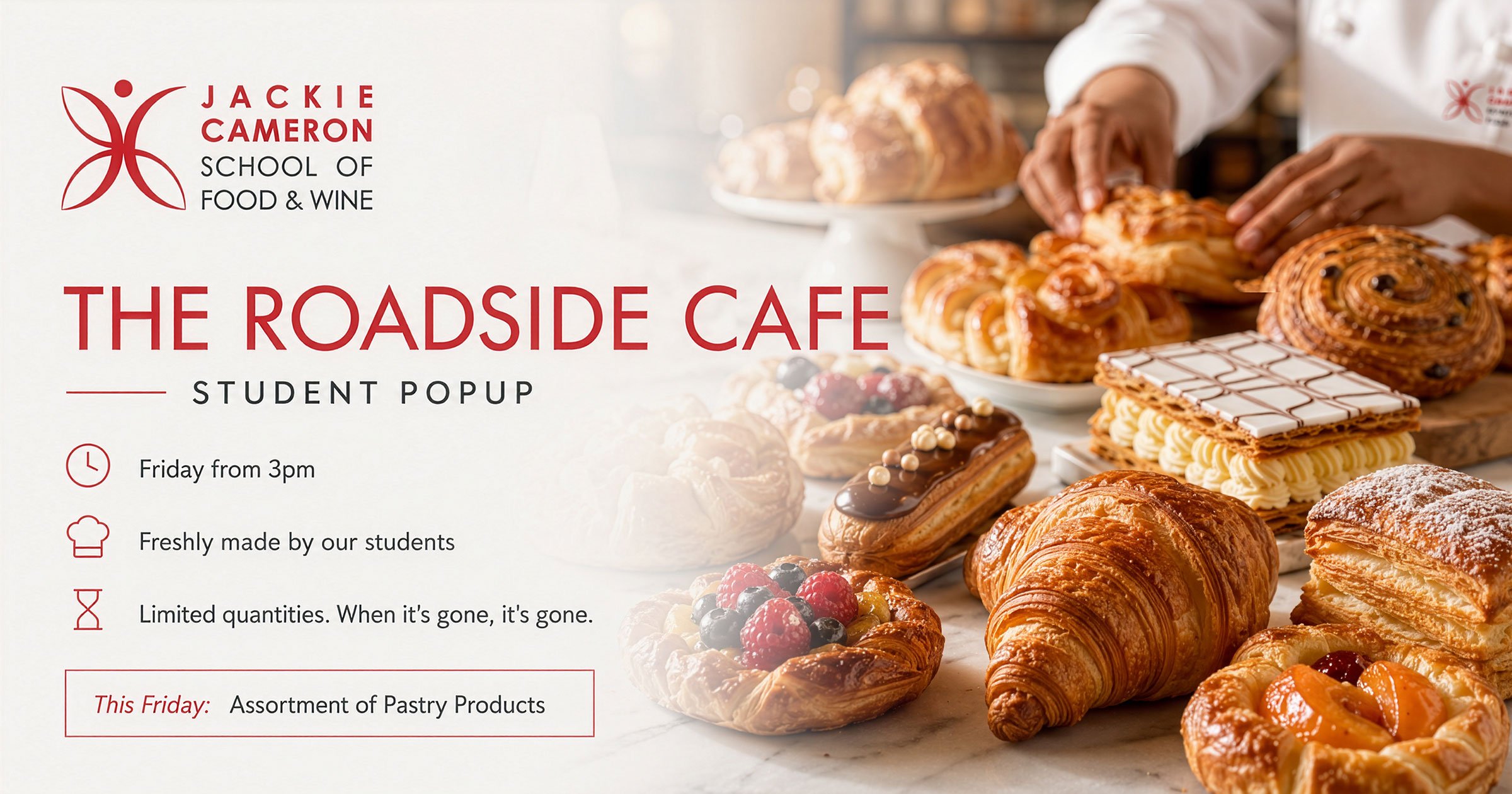 The Roadside Cafe: Student Popup - Friday 4 September 2026
