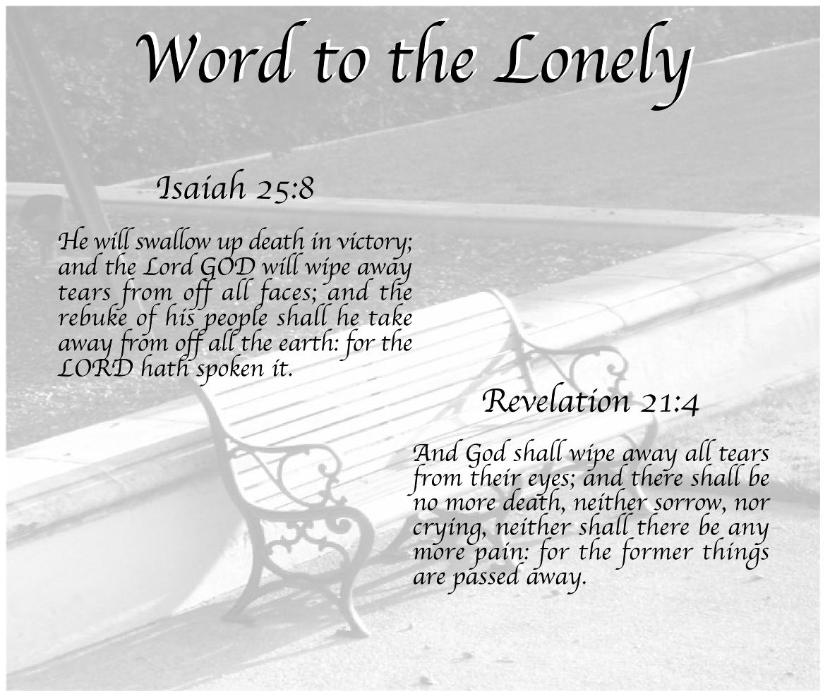 Scripture for the Lonely
