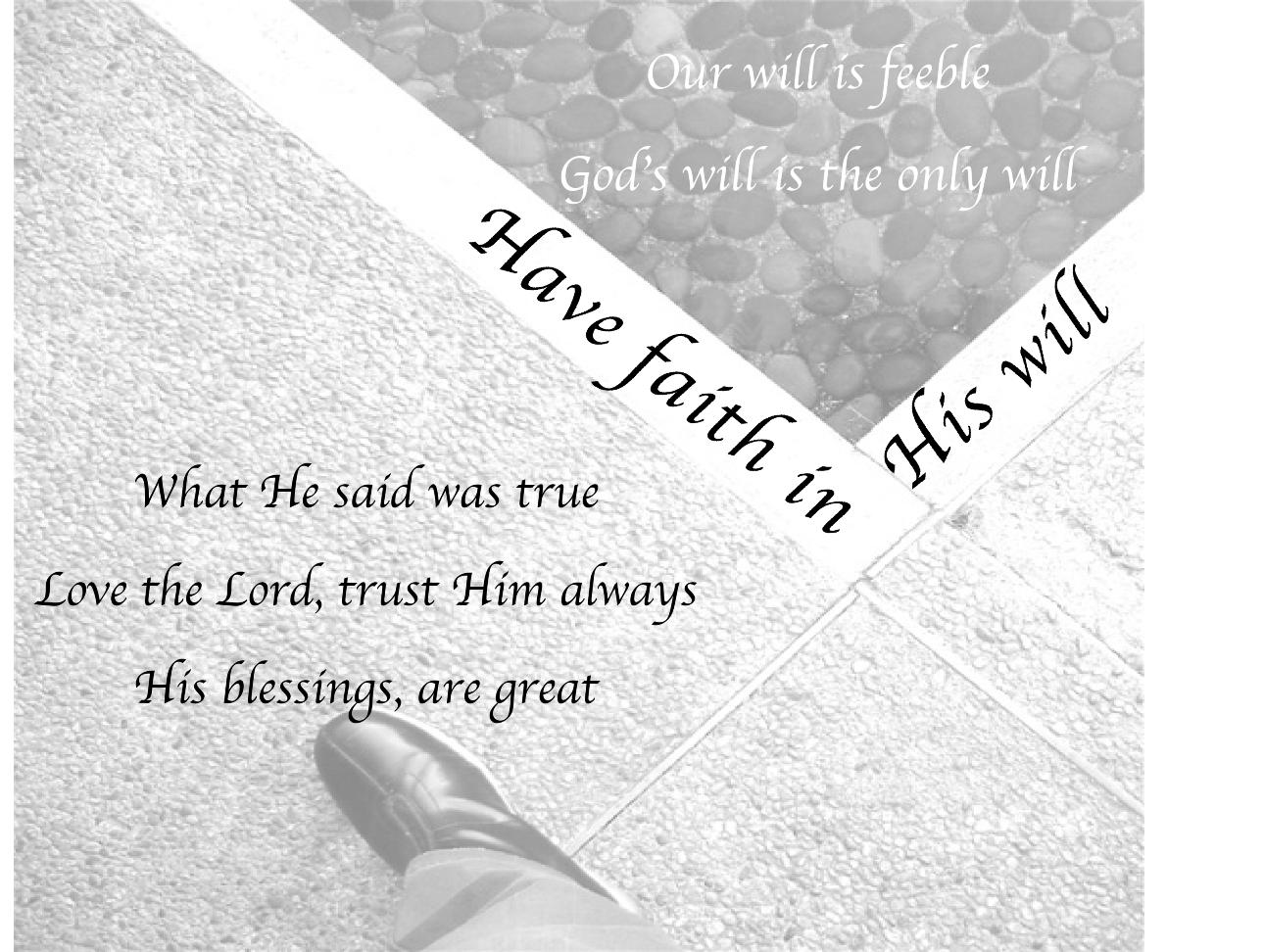 Haiku of Faith