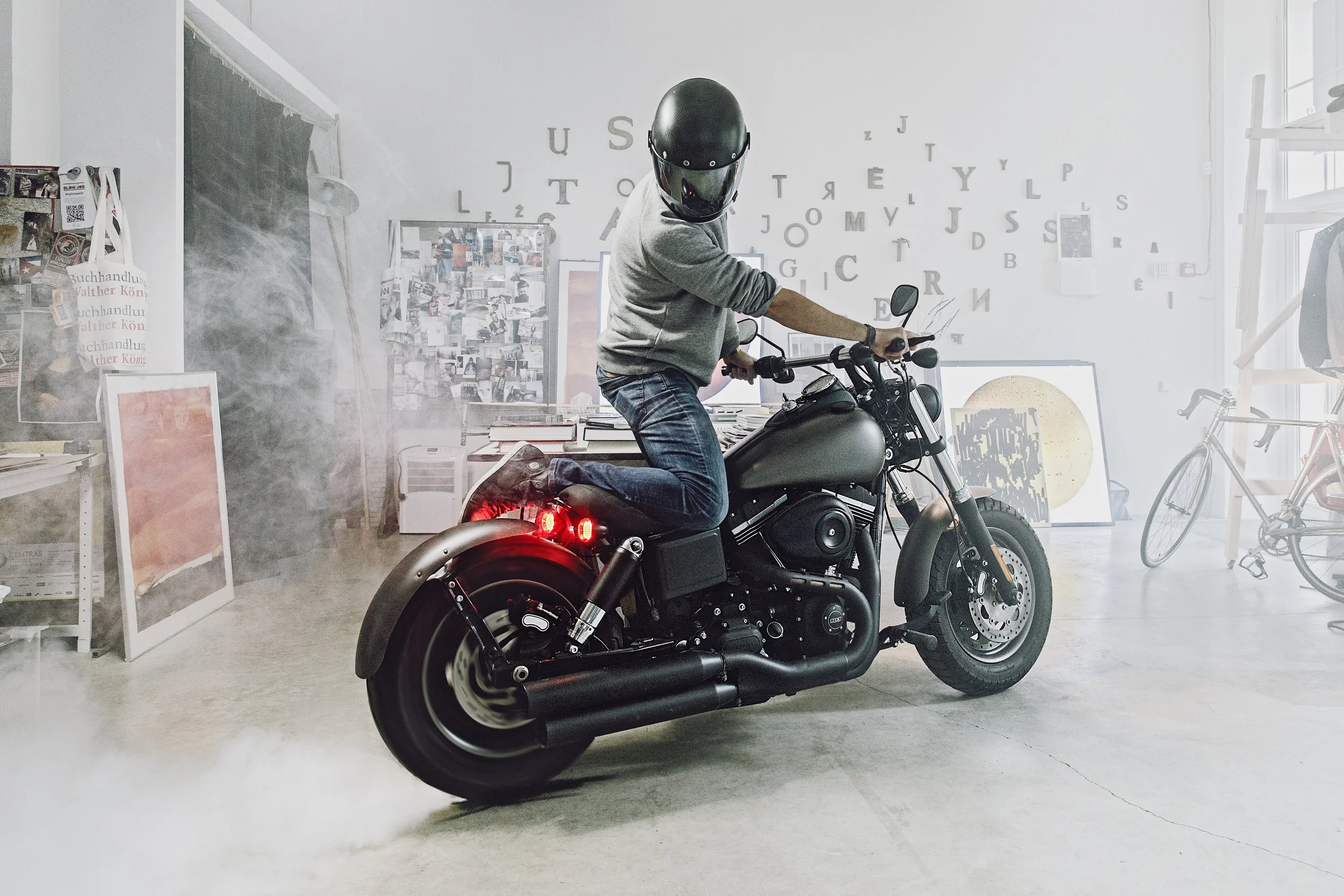 Tadao Cern and his Fat Bob