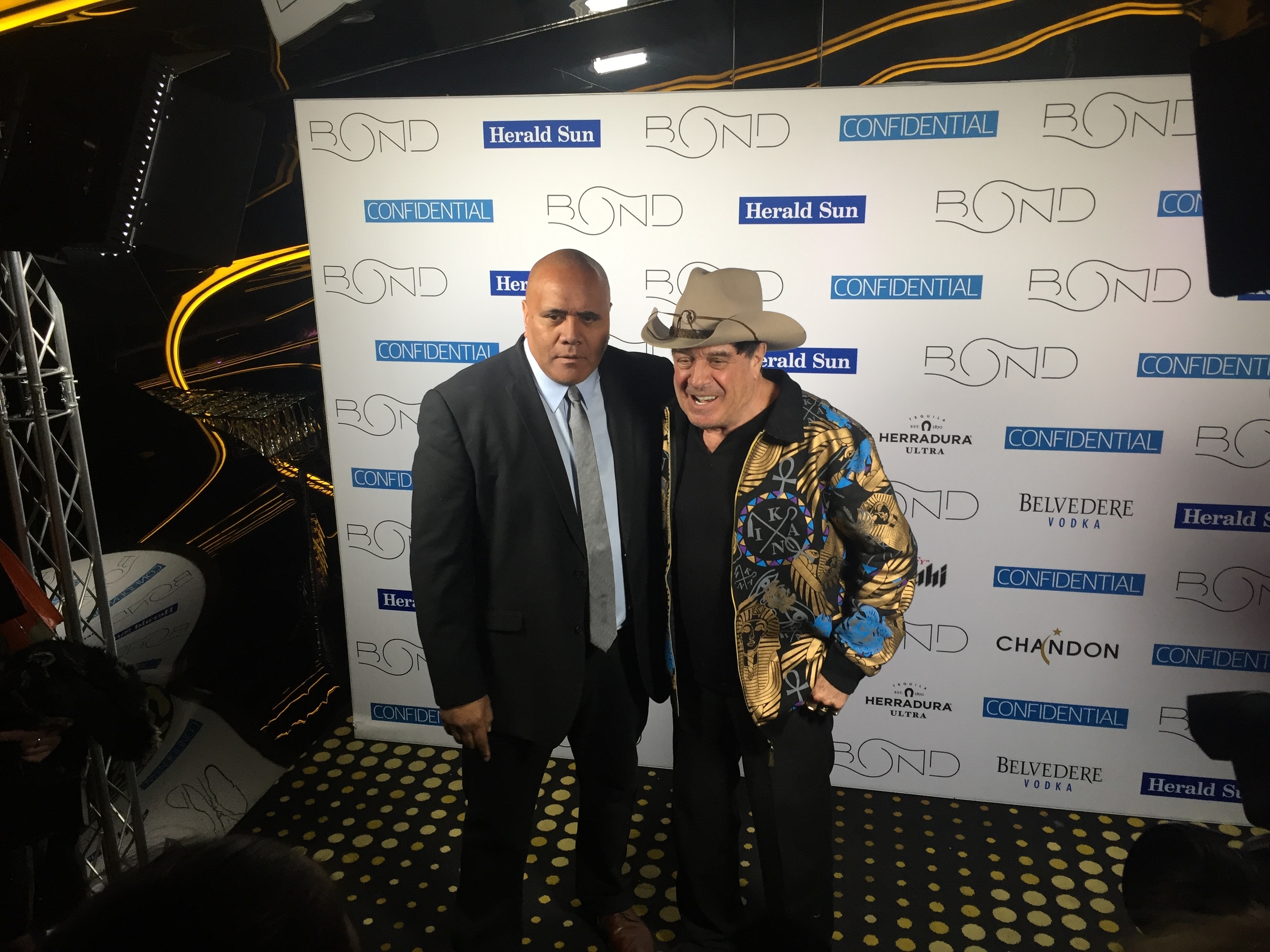 Nui with Molly Meldrum.