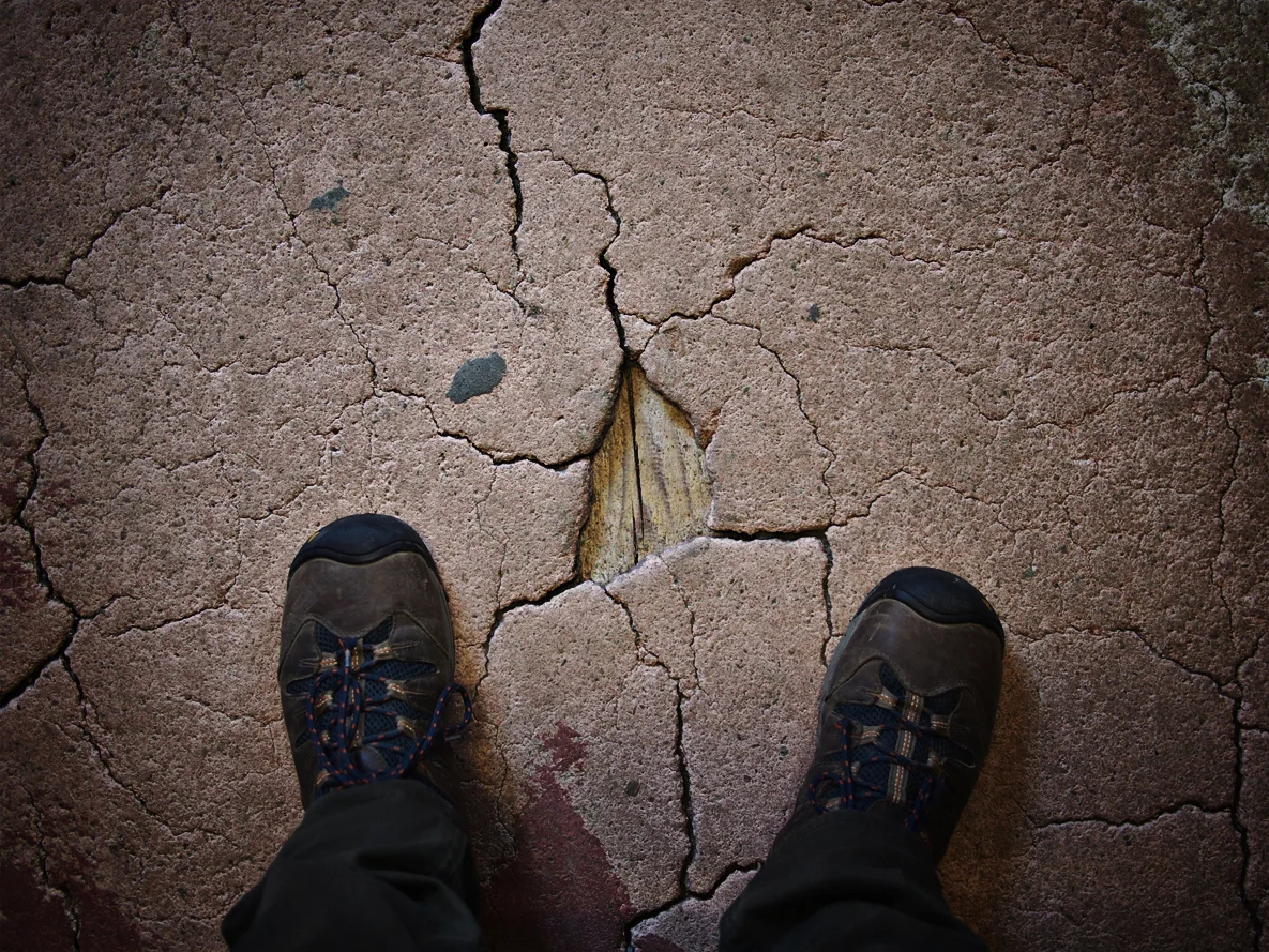 So many people have walked on these floors - as visitors, survivors and more than often, prisoners.
