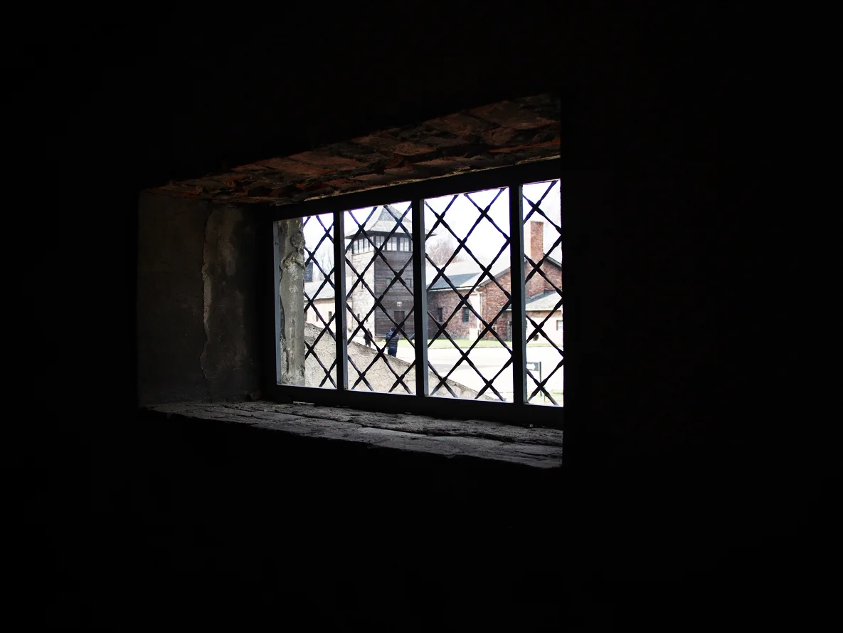 Cyclon-B tablets were dropped through openings in the ceiling of the shower rooms after people had been ushered in. Standing in this space was haunting, terrifying, crushingly sad and infuriating.