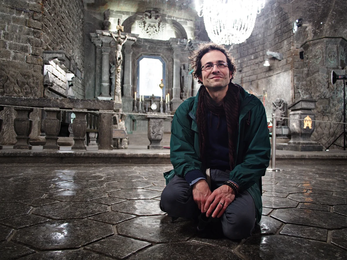 Mr. Greg Milo ponders the salty greatness of Wieliczka.