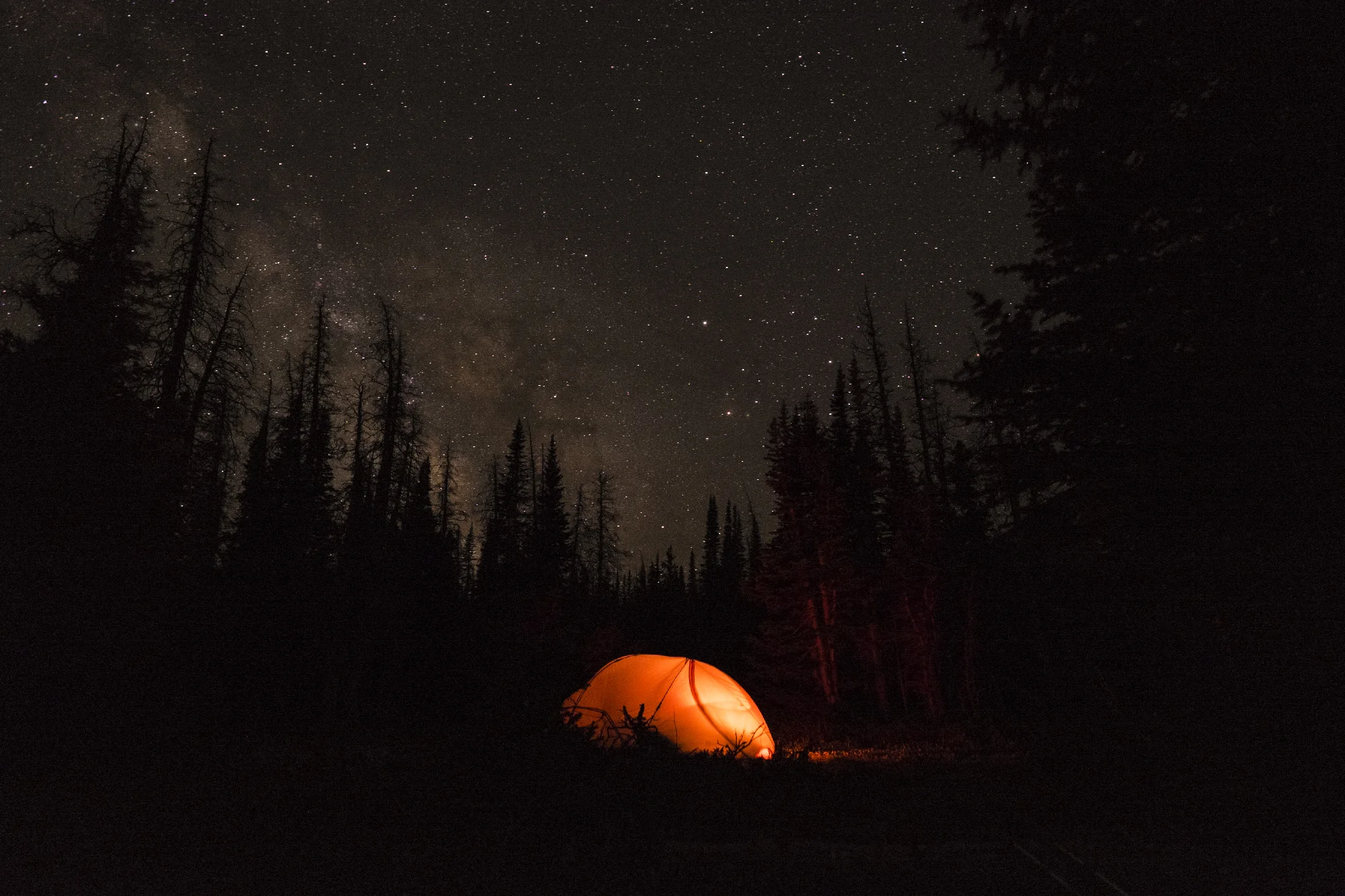 Night at Rawah Lake