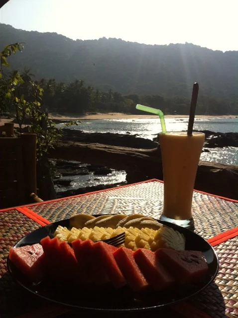 Breakfast in paradise