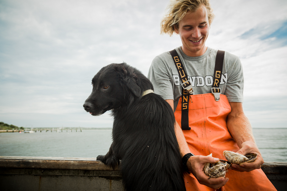  Farm owner Nic Turner and Willow. 